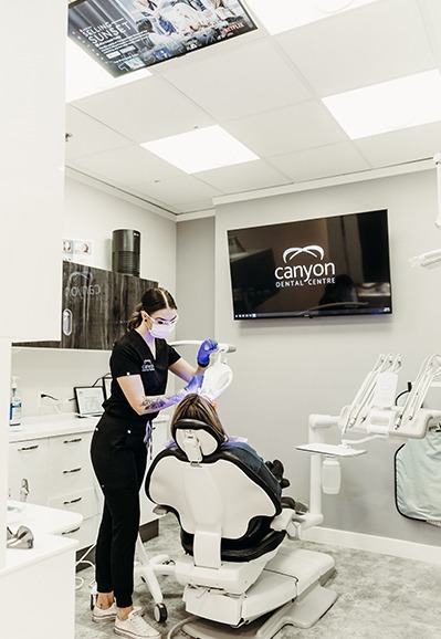 Zoom Teeth Whitening | Canyon Dental Centre | General & Family Dentist | SE Calgary