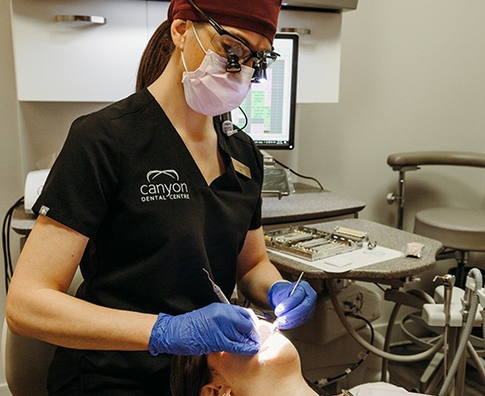 Dental Hygiene & Teeth Cleanings | Canyon Dental Centre | General & Family Dentist | SE Calgary