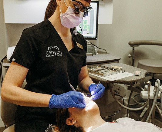 Dental Hygiene & Teeth Cleanings | Canyon Dental Centre | General & Family Dentist | SE Calgary